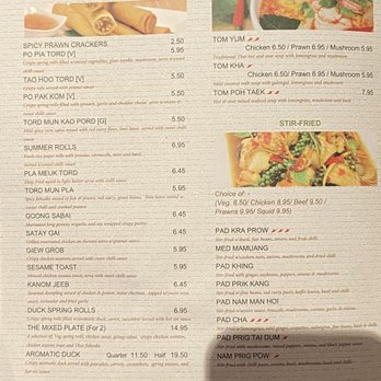 Paolina's Thai Cafe - Menu - Coffee & Tea Near Me - London, XGL Paolina's Thai Cafe - Menu - Coffee & Tea Near Me - London, XGL