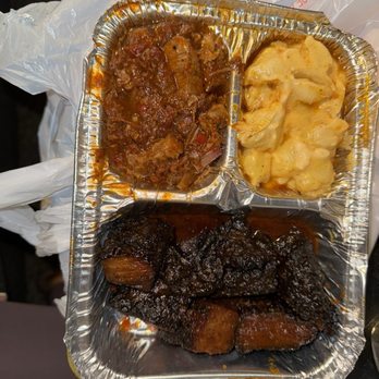 Smokin J's BBQ - TV Dinner - Burnt Ends, Bean Crack, and Mac N' Cheese - Caterers Near Me - Poway, California