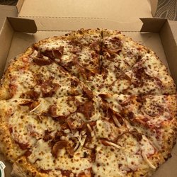 Papa Johns Pizza - Pepperoni bacon & onion extra large