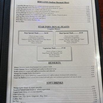 Star India - Menu page 5 - Indian Near Me - San Francisco, California Star India - Menu page 5 - Indian Near Me - San Francisco, California