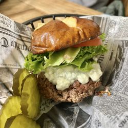 Chuckwagon - Bleu cheese burger