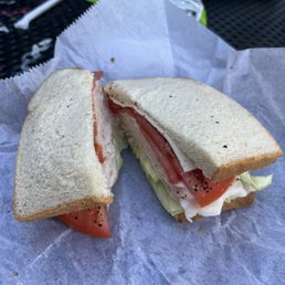 a sandwich cut in half a sandwich cut in half