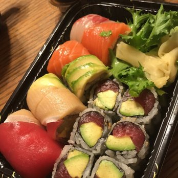 Asian House - Tuna avocado roll and a rainbow roll. High quality fish. Perfect sushi. - Thai Near Me - Fall River, Massachusetts