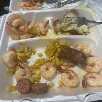 Te'Jun The Texas Cajun- Red Oak - Drive thru only peeled shrimp combo...please excuse the pic...couldn't wait to eat it - Cajun/Creole Near Me - Red Oak, Texas Te'Jun The Texas Cajun- Red Oak - Drive thru only peeled shrimp combo...please excuse the pic...couldn't wait to eat it - Cajun/Creole Near Me - Red Oak, Texas