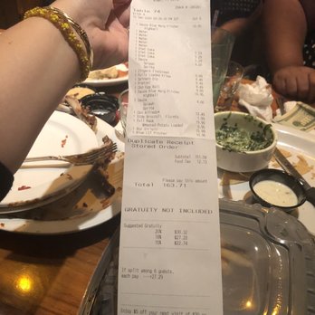 Miller's Ale House - receipt after we were almost kicked out of the restaurant - Sports Bars Near Me - Doral, Florida Miller's Ale House - receipt after we were almost kicked out of the restaurant - Sports Bars Near Me - Doral, Florida