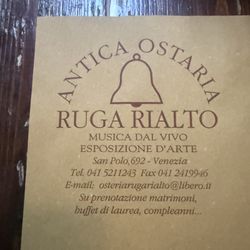 Antica Osteria Ruga Rialto - Nice looking facade