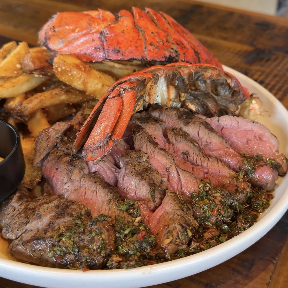 Ash and Agave - Sliced filet and lobster tail - Mexican Near Me - Denver, Colorado