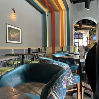 Social Cantina - Seating and decor in back corner - Tacos Near Me - Indianapolis, Indiana Social Cantina - Seating and decor in back corner - Tacos Near Me - Indianapolis, Indiana