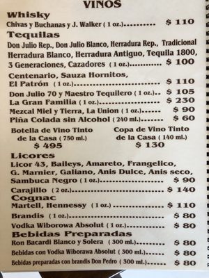 Menu photo 1 Los Cabritos Guadalupe, NLE
