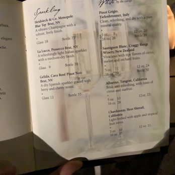House Without A Key - Wine menu (March 2020) - Seafood Near Me - Honolulu, Hawaii