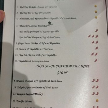 Thai Spice - Lunch menu - Thai Near Me - Corpus Christi, Texas