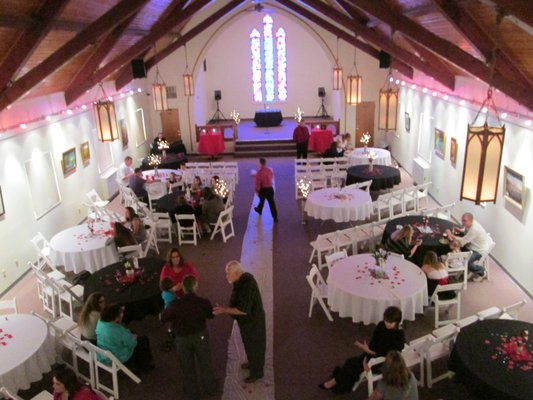 Photo of Art Sanctuary - Martinsville, IN, US. Preparing for a wedding.