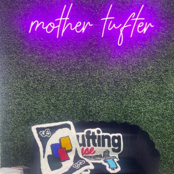 Tufting House - A Photo op area featuring the Uno card they helped me make. 10/10 - Arts & Crafts Near Me - Fort Lauderdale, Florida Tufting House - A Photo op area featuring the Uno card they helped me make. 10/10 - Arts & Crafts Near Me - Fort Lauderdale, Florida