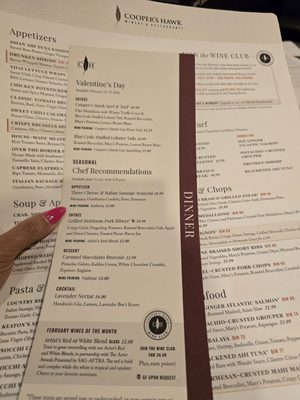 Menu photo 4 Cooper’s Hawk Winery & Restaurant Orlando, FL