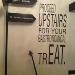 My Father's Bookstore - Sign going to the bookstore