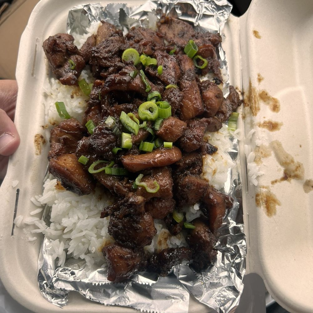 Carrillo's Caldo - 1/2 order of Teriyaki Chicken with white rice - Filipino Near Me Carrillo's Caldo - 1/2 order of Teriyaki Chicken with white rice - Filipino Near Me