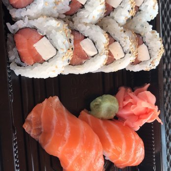 Sunny's Sushi - Philadelphia roll without avocado and Nigri Salmon This was my first time trying this sushi place and it was amazing!:) - Sushi Bars Near Me - El Paso, Texas Sunny's Sushi - Philadelphia roll without avocado and Nigri Salmon This was my first time trying this sushi place and it was amazing!:) - Sushi Bars Near Me - El Paso, Texas
