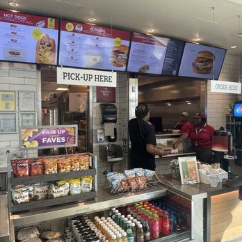 America's Dog & Burger - Menu of hotdogs and burgers. Kiosks make it fast and easy to order - Hot Dogs Near Me - Chicago, Illinois