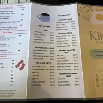 Kitch Cafe - menu - Breakfast & Brunch Near Me - Fullerton, California