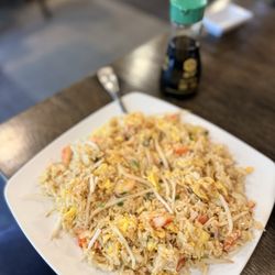 Saki Asian Restaurant - Treasure of the sea w/shrimp (gluten free)