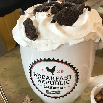 Breakfast Republic - Oreo latte - Breakfast & Brunch Near Me - San Diego, California Breakfast Republic - Oreo latte - Breakfast & Brunch Near Me - San Diego, California