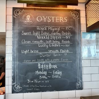 Shell & Bones Oyster Bar and Grill - Raw Oyster Menu - Seafood Near Me - New Haven, Connecticut