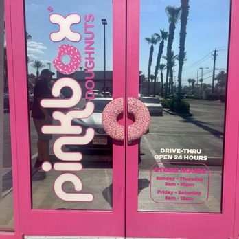 Pinkbox Doughnuts - door - Donuts Near Me - Las Vegas, Nevada Pinkbox Doughnuts - door - Donuts Near Me - Las Vegas, Nevada