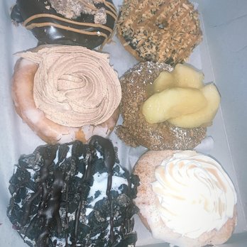 Doughology - Lynbrook - Reese's, Somoa, cinnamon bun, caramel apple, Oreo and French toast. - Donuts Near Me - Lynbrook, New York Doughology - Lynbrook - Reese's, Somoa, cinnamon bun, caramel apple, Oreo and French toast. - Donuts Near Me - Lynbrook, New York