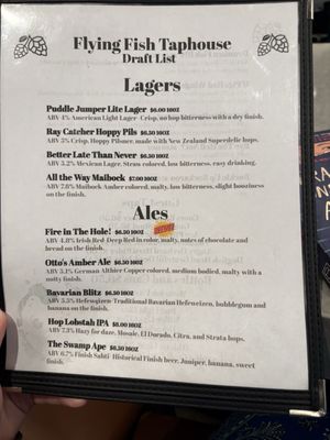 Menu photo 3 Flying Fish Taphouse Jacksonville, FL