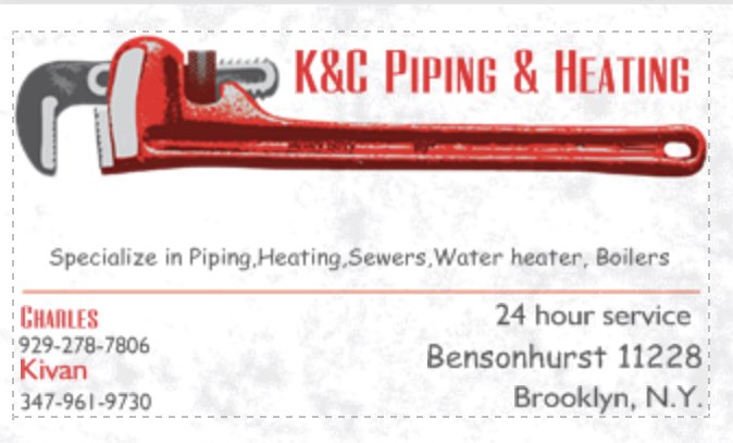 Slide of K & C Piping & Heating