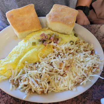 Blue Bonnet Cafe - Spanish omelet - Desserts Near Me - Marble Falls, Texas