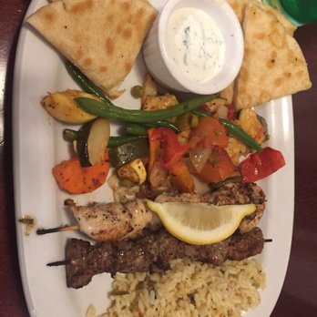 Samos Restaurant - Souvlaki Platter with rice!! - Greek Near Me - Baltimore, Maryland Samos Restaurant - Souvlaki Platter with rice!! - Greek Near Me - Baltimore, Maryland