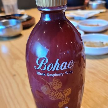 Choi's Garden - Raspberry wine - first time I had it, kinda sweet, but it was pretty good! - Korean Near Me - Honolulu, Hawaii Choi's Garden - Raspberry wine - first time I had it, kinda sweet, but it was pretty good! - Korean Near Me - Honolulu, Hawaii
