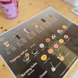 Drink menu