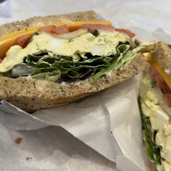 Bread & Water Company - Egg salad packed with fresh veggies - Bakeries Near Me - Alexandria, Virginia