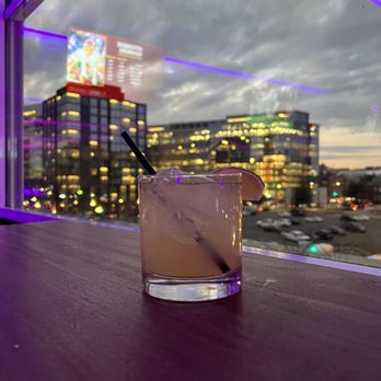 Over Under Rooftop Sports Bar - Spicy Mezcal pineapple - Sports Bars Near Me - Washington, DC, District of Columbia