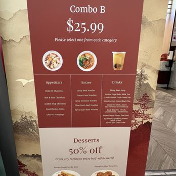 Mian - Combo B menu - Nov 2025 - Noodles Near Me - Costa Mesa, California Mian - Combo B menu - Nov 2025 - Noodles Near Me - Costa Mesa, California