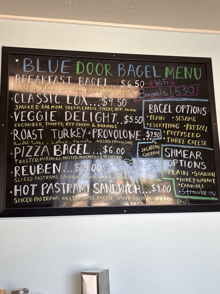 blue door bagel Logo