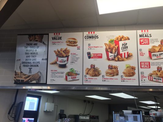 Menu photo 2 KFC Spartanburg, SC