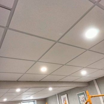 Elite Acoustical Ceilings - Acoustic tile ceiling perfectly installed and aligned. - General Contractors Near Me
