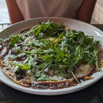 Farmhouse Cafe - Crepe Forestiere aka Mushroom, gruyere cheese, arugula, sunny side up egg. - Breakfast & Brunch Near Me - Honolulu, Hawaii