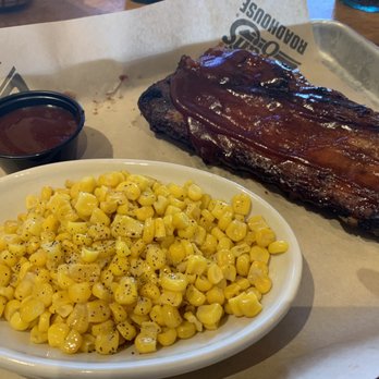 Logan's Roadhouse - Half Slab Ribs and Corn - Steakhouses Near Me - Cincinnati, Ohio