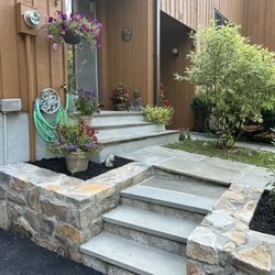 KG Paving & Masonry - Side stoop & wall