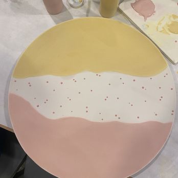 The Painted Plate - a pink, yellow, and white plate - Ice Cream & Frozen Yogurt Near Me - Olympia, Washington The Painted Plate - a pink, yellow, and white plate - Ice Cream & Frozen Yogurt Near Me - Olympia, Washington