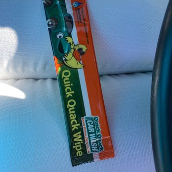 Quick Quack Car Wash - Surprised me with a dash cloth when I arrived! Tiniest addition that made my day! - Car Wash Near Me - Roy, Utah