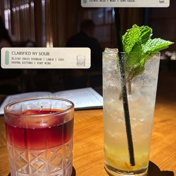 Koi - Clarified NY sour and yuzu mojito - Sushi Bars Near Me - Houston, Texas Koi - Clarified NY sour and yuzu mojito - Sushi Bars Near Me - Houston, Texas