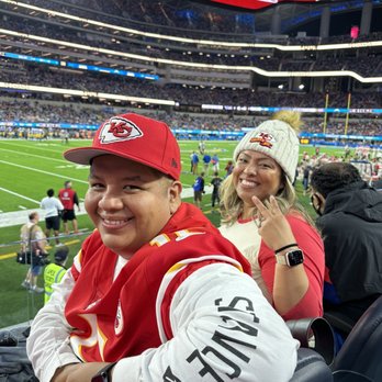 SoFi Stadium - Enjoying the game with my wife - Stadiums & Arenas Near Me - Inglewood, California