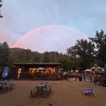 Crown King Depot - Rainbow over the Crown King Depot - Hot Dogs Near Me - Crown King, Arizona Crown King Depot - Rainbow over the Crown King Depot - Hot Dogs Near Me - Crown King, Arizona