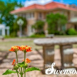 Swenson House - A view from the southeast corner of the property that spreads an entire city block.  The property was once many acres.