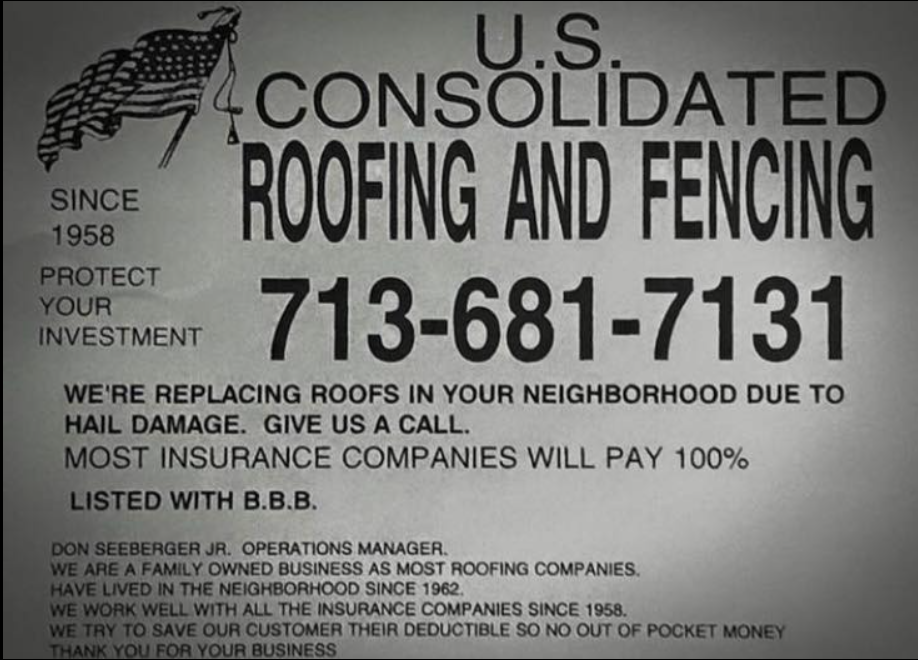 Slide of US Consolidated Roofing and Fencing